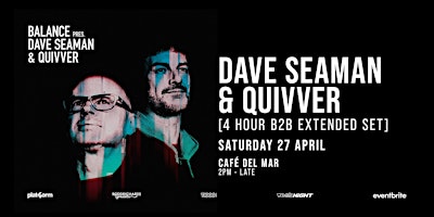 Imagen principal de Balance Pres. Dave Seaman & Quivver