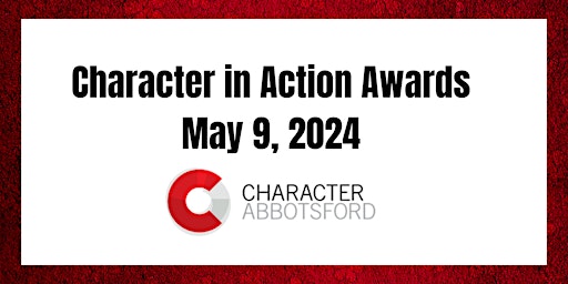 Imagem principal do evento Character in Action Awards