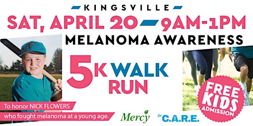 Primaire afbeelding van 5K Melanoma Awareness Walk/Run