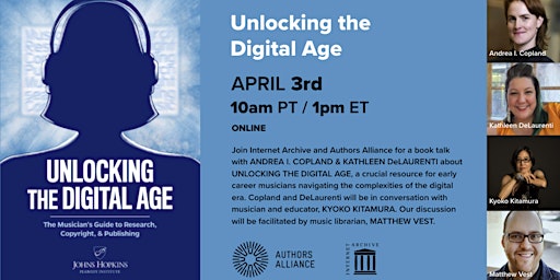 Immagine principale di Book Talk: Unlocking the Digital Age 
