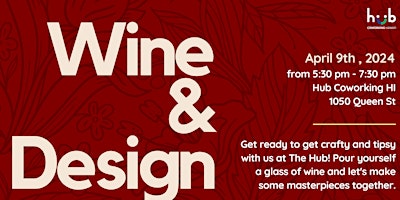 Image principale de Wine & Design Craft Night