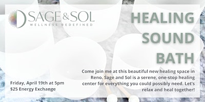 Immagine principale di Healing Sound Bath at Sage & Sol Wellness 