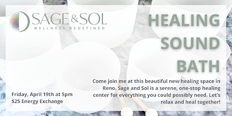Healing Sound Bath at Sage & Sol Wellness primary image
