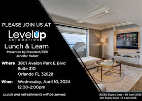 Level Up Automations Lunch & Learn CEU primary image