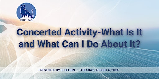 Hauptbild für Concerted Activity - What is it and what can I do about it?