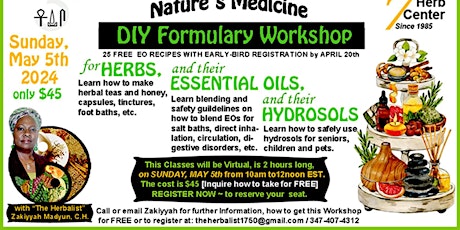 DIY HERBS and ESSENTIAL OILS FORMULARY