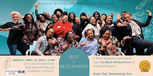 Imagem principal do evento Rest & Restoration: IE Black Birthworker Gathering