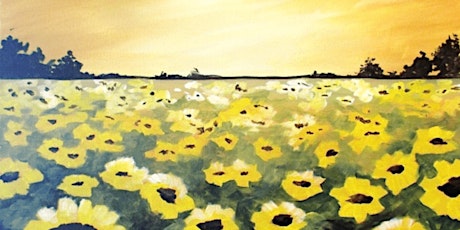 A Walk Through the Sunflowers - Paint and Sip by Classpop!™
