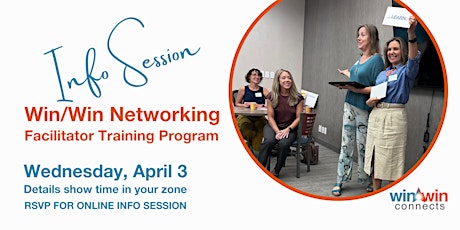 Info Session: Win/Win Networking Facilitator Training (online)