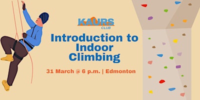 Imagem principal do evento Kaurs Club Edmonton: Introduction to Climbing