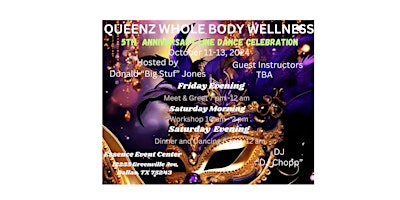 Queenz 5th Anniversary Line Dance Celebration October 11-13, 2024 primary image