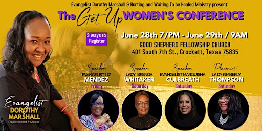 HURTING & WAITING TO BE HEALED  2024 WOMEN'S CONFERENCE primary image