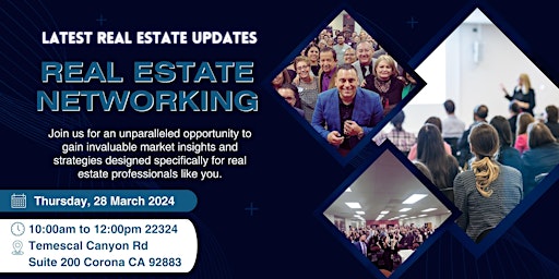 Imagem principal de REAL ESTATE UPDATES & NETWORKING.