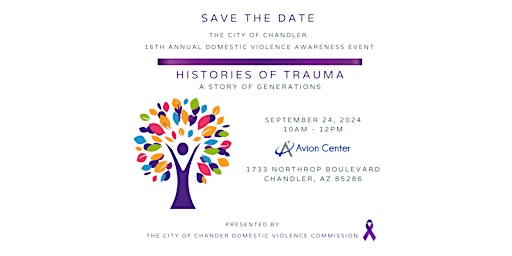 Imagem principal do evento 16th Annual City of Chandler Domestic Violence Awareness Event
