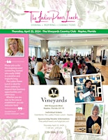 Primaire afbeelding van The Ladies Power Lunch - NAPLES (APRIL  2024 EVENT)