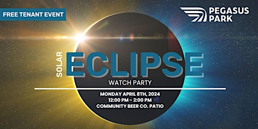 Imagem principal do evento Pegasus Park Solar Eclipse Event
