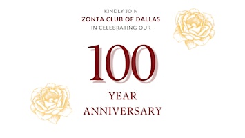 Imagem principal do evento 100th Year Anniversary