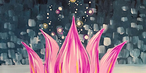 Imagem principal do evento Enchanted Lotus - Paint and Sip by Classpop!™