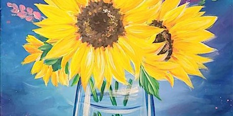 A Sunflower Presentation - Paint and Sip by Classpop!™
