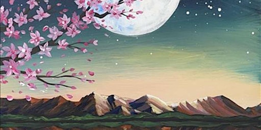 Imagen principal de Cherry Blossom Moonrise - Paint and Sip by Classpop!™