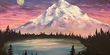 Moon Over the Mountains - Paint and Sip by Classpop!™