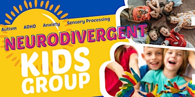 Imagem principal do evento Neurodivergent Kids' Group AGES 4-7 yrs- Summer 2024