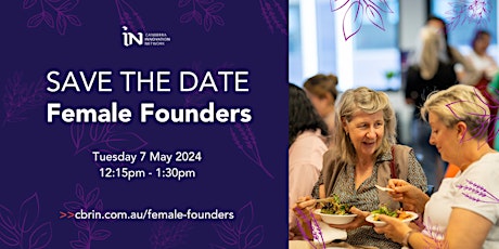 Female Founders - Save The Date