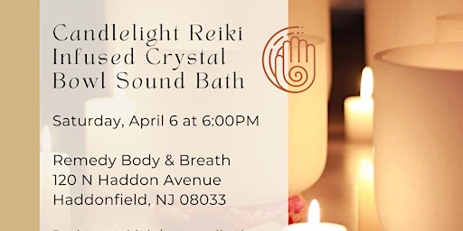 Imagem principal do evento Reiki Infused Crystal Bowl Sound Bath - A Triple Healing Immersion