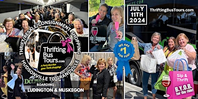 Imagem principal do evento 7/11 Ludington & Muskegon goes Thrifting in Hudsonville to Grandville