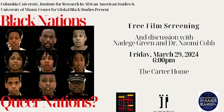 Black Nations, Queer Nations? Film Screening and Discussion