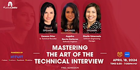 Imagem principal do evento Mastering the Technical Interview