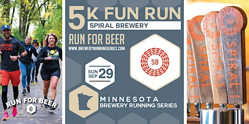 5k Beer Run x Spiral Brewery| 2024 MN Brewery Running Series  primärbild