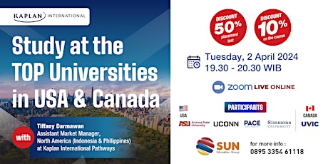 Study in the TOP Universities in USA & Canada With Kaplan International