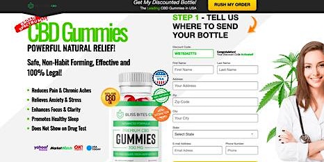 Bliss Bites CBD Gummies (2024 USA SALE!) Relieves Chronic Pain, Reduces  Anxiety & Stress Tickets, Wed, May 1, 2024 at 10:00 AM | Eventbrite