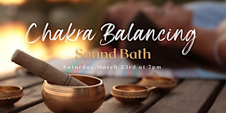 Chakra Balancing Sound Bath primary image