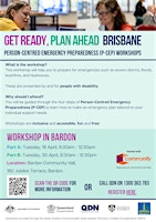 Free Person-Centred Emergency Preparedness  Workshop primary image