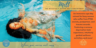 Primaire afbeelding van MELT - Sensory Deprivation Therapy (spa day retreat for women)