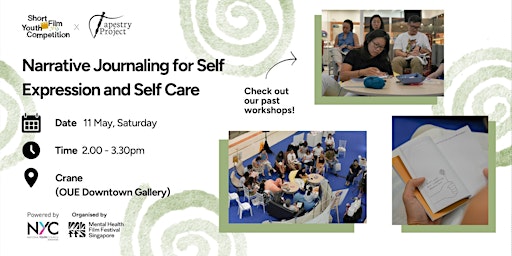 Imagem principal do evento Narrative Journaling for Self Expression and Self Care