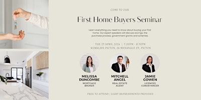 Imagem principal de First Home Buyers Seminar