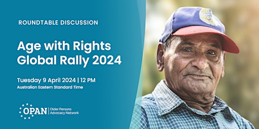 Imagen principal de Age with Rights Global Rally Roundtable 2024