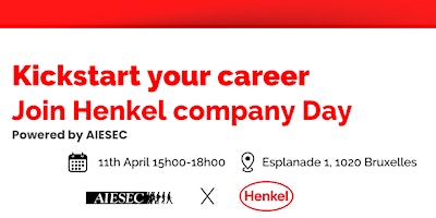 Primaire afbeelding van Company Day at Henkel (Powered by AIESEC)