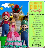 Imagem principal do evento Super Mario world party