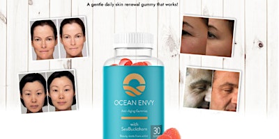 Primaire afbeelding van Ocean Envy Skin Gummies - Eliminate Dark Circles And Wrinkles With Gummies!