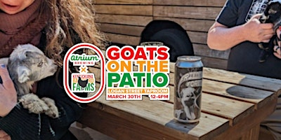 Baby Goats "Meet and  Bleat" at Atrium Brewery primary image