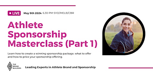 Sponsorship Masterclass (Part 1) How to Create Your Sponsorship Package primary image