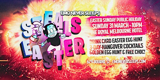 Imagem principal do evento EMO NEVER SLEEPS - EASTER SUNDAY