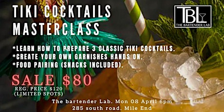 TIKI COCKTAILS MASTERCLASS