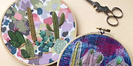 Embroidery Basics Class - Cactus Edition