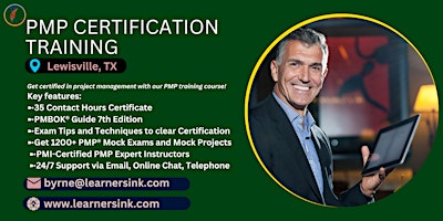 PMP Exam Prep Certification Training Courses in Lewisville, TX primary image