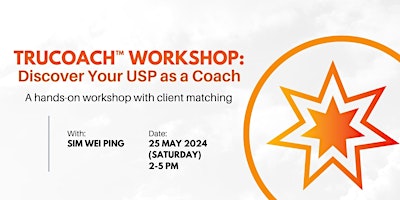 TruCoach™ Workshop: Discover Your USP as a Coach primary image